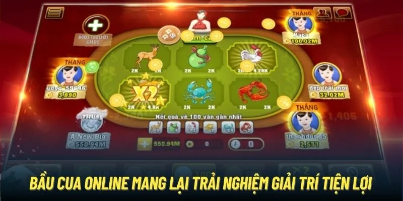 Bầu cua online mang lại trải nghiệm giải trí tiện lợi