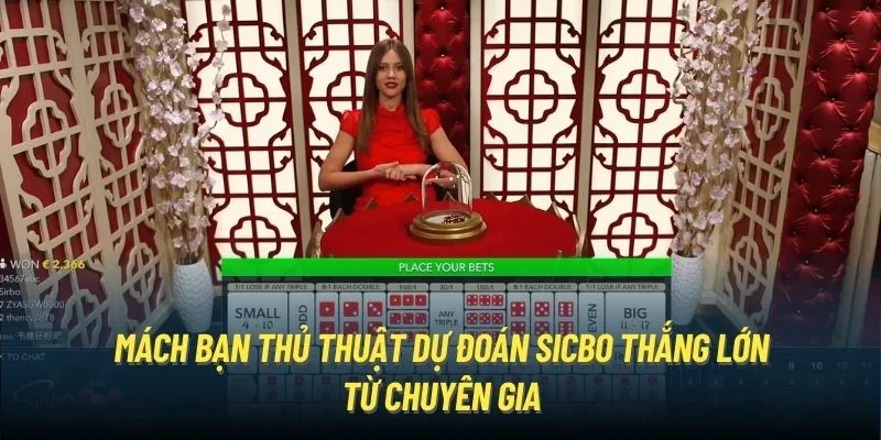 Mách bạn thủ thuật dự đoán Sicbo thắng lớn từ chuyên gia